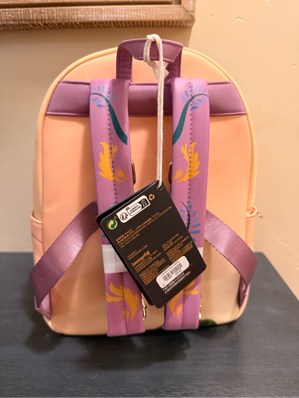 Disney Rapunzel Tangled Loungefly Mini Backpack - Picture 4 of 4